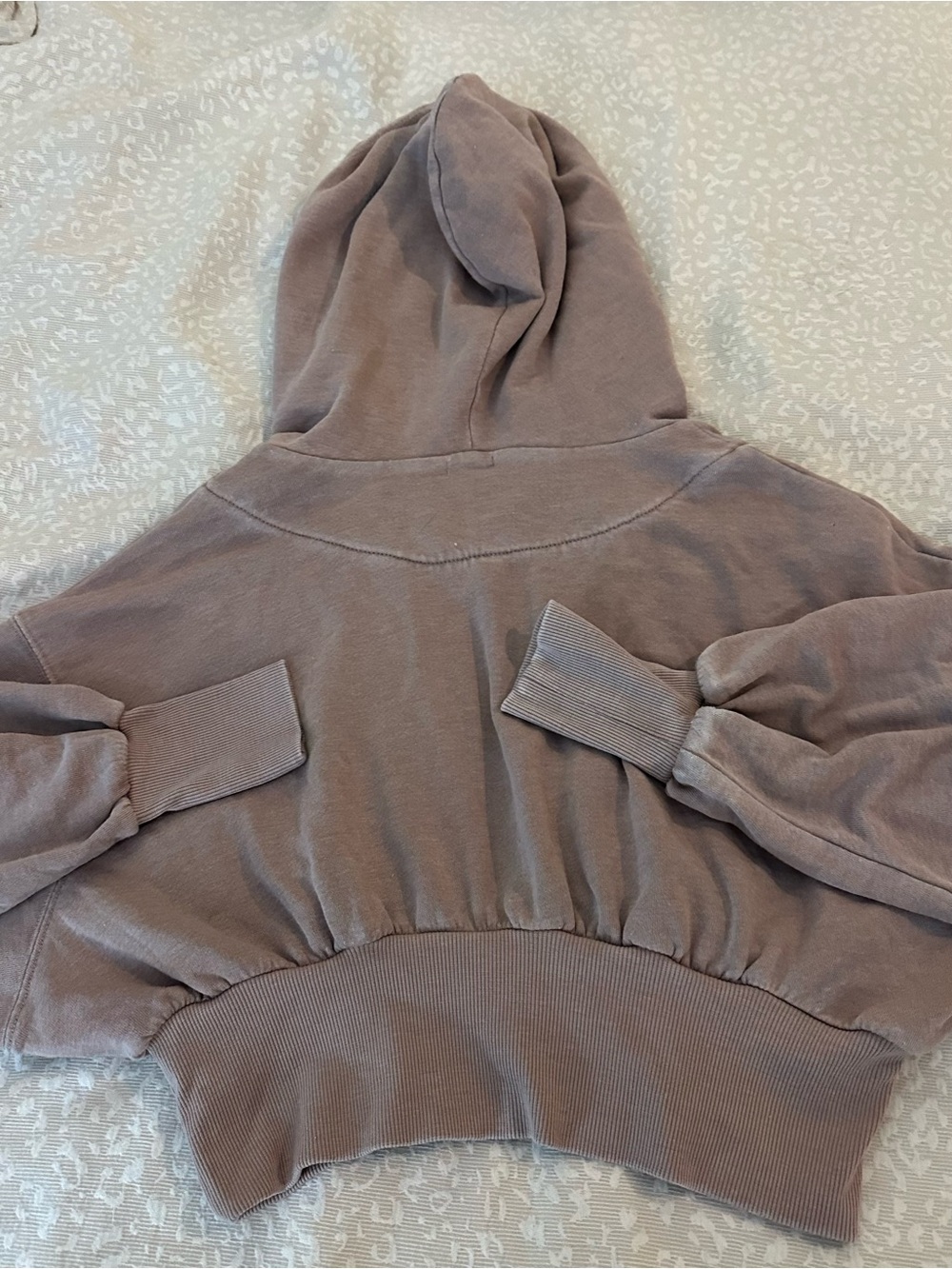FP Movement by Free People Taupe Cropped Zip Low Key Jacket - Picture 4 of 6